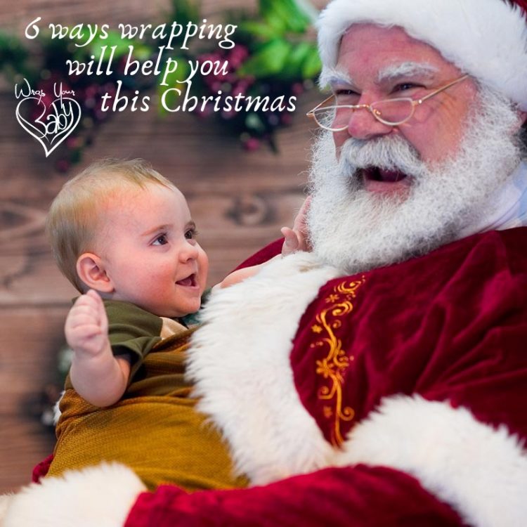 Babywearing Christmas 'tis the Season to be Wrapping Wrap Your Baby