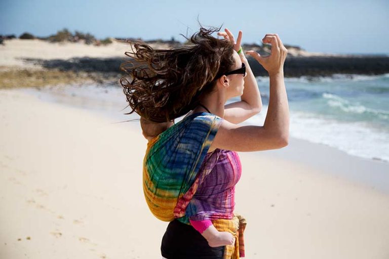 Wrapsody Hope Breeze baby wrap in airy gauze Wrap Your Baby