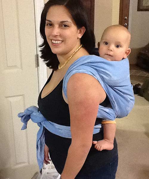 front facing baby wrap