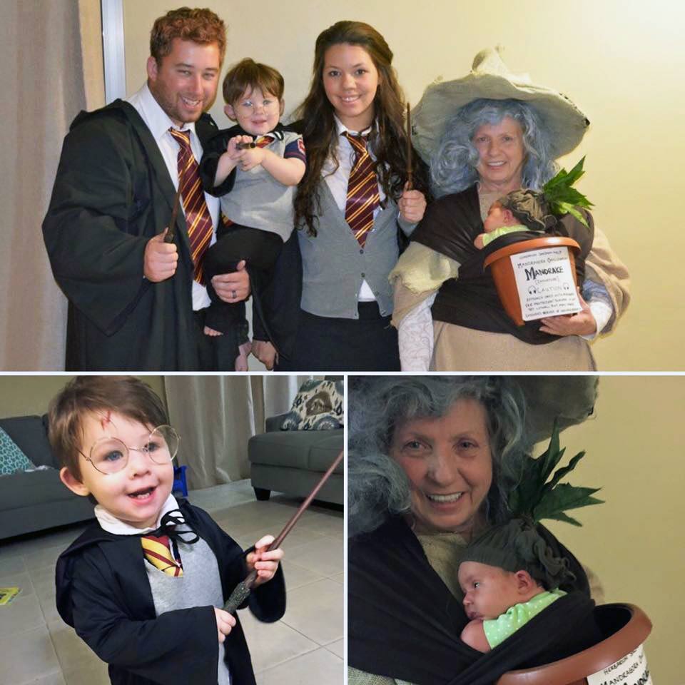 Harry Potter Newborn Shoot Features a Baby Mandrake