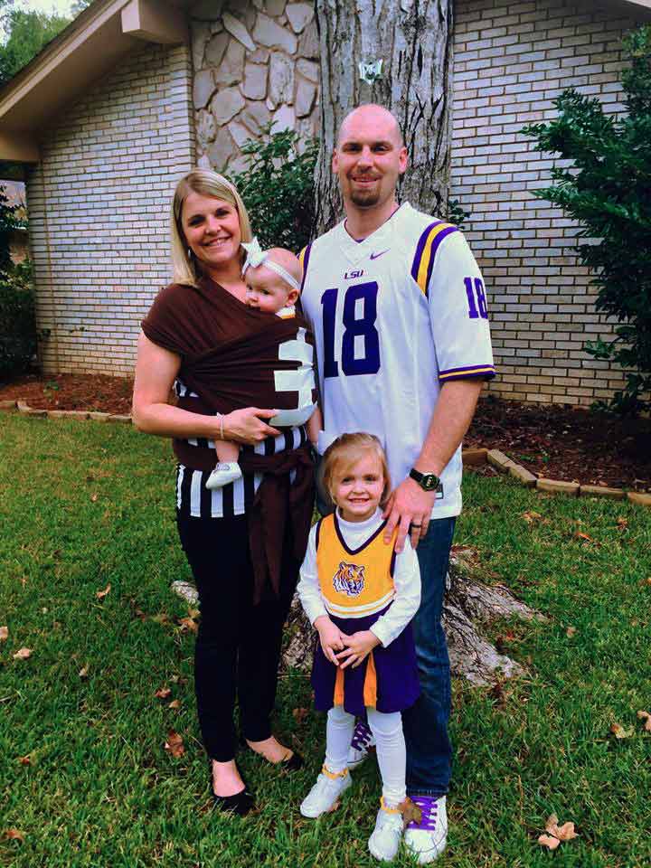 Babywearing Costume football, ref, player and cheerleader