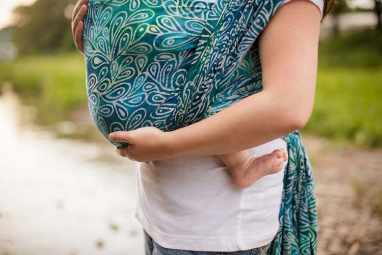 Wrapsody Anna Hybrid Wrap with Supportive Stretch Wrap Your Baby