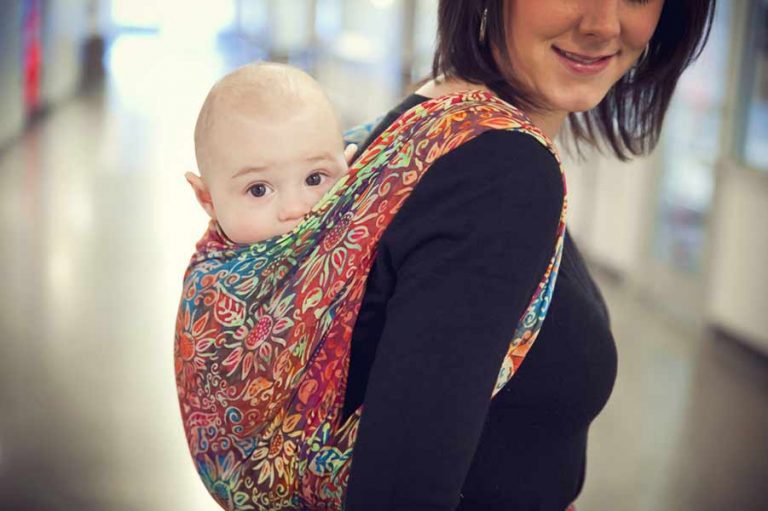 Wrapsody Jennifer Hybrid Wrap with Supportive Stretch Wrap Your Baby