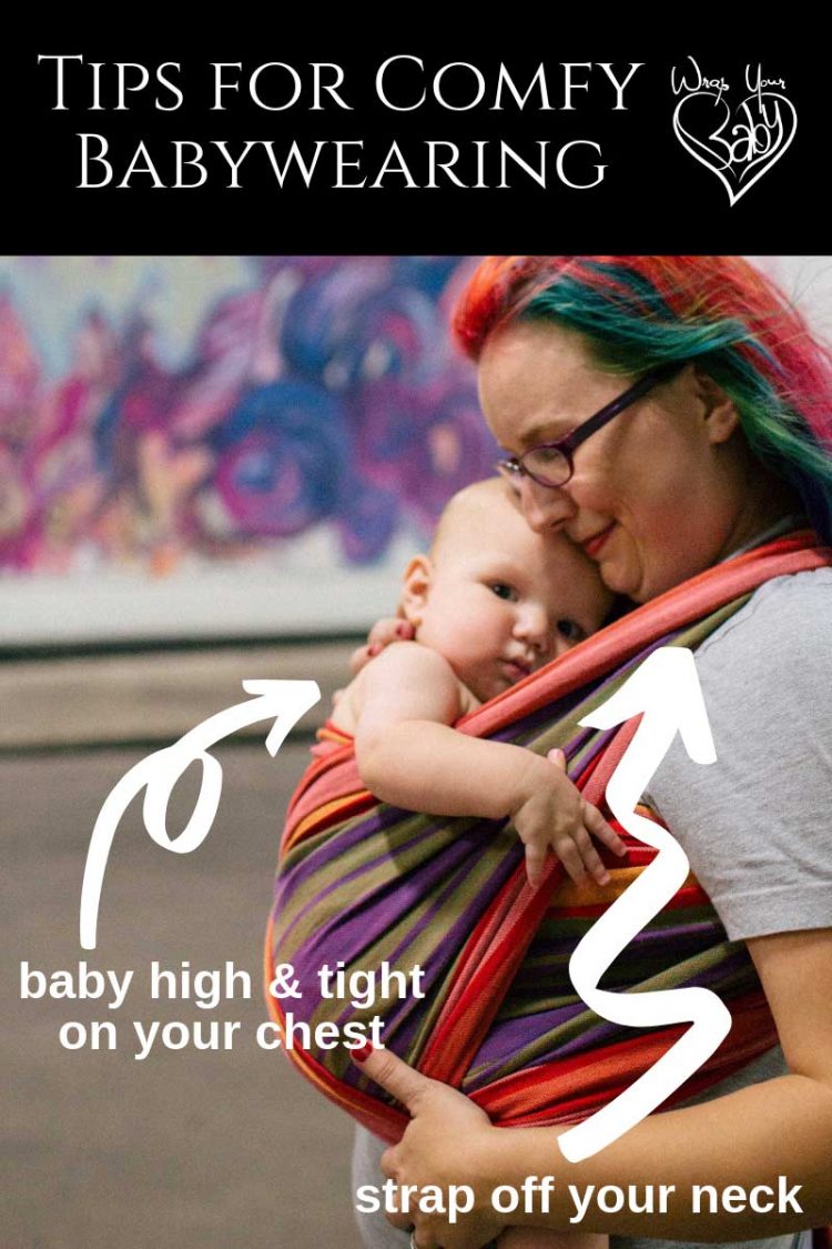 Comfortable Babywearing Without Shoulder Pain Wrap Your Baby