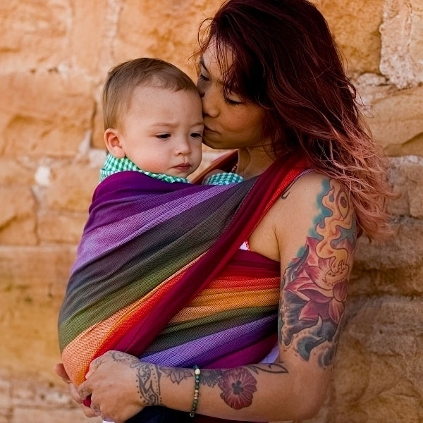 Rainbow Baby Girasol Wrap