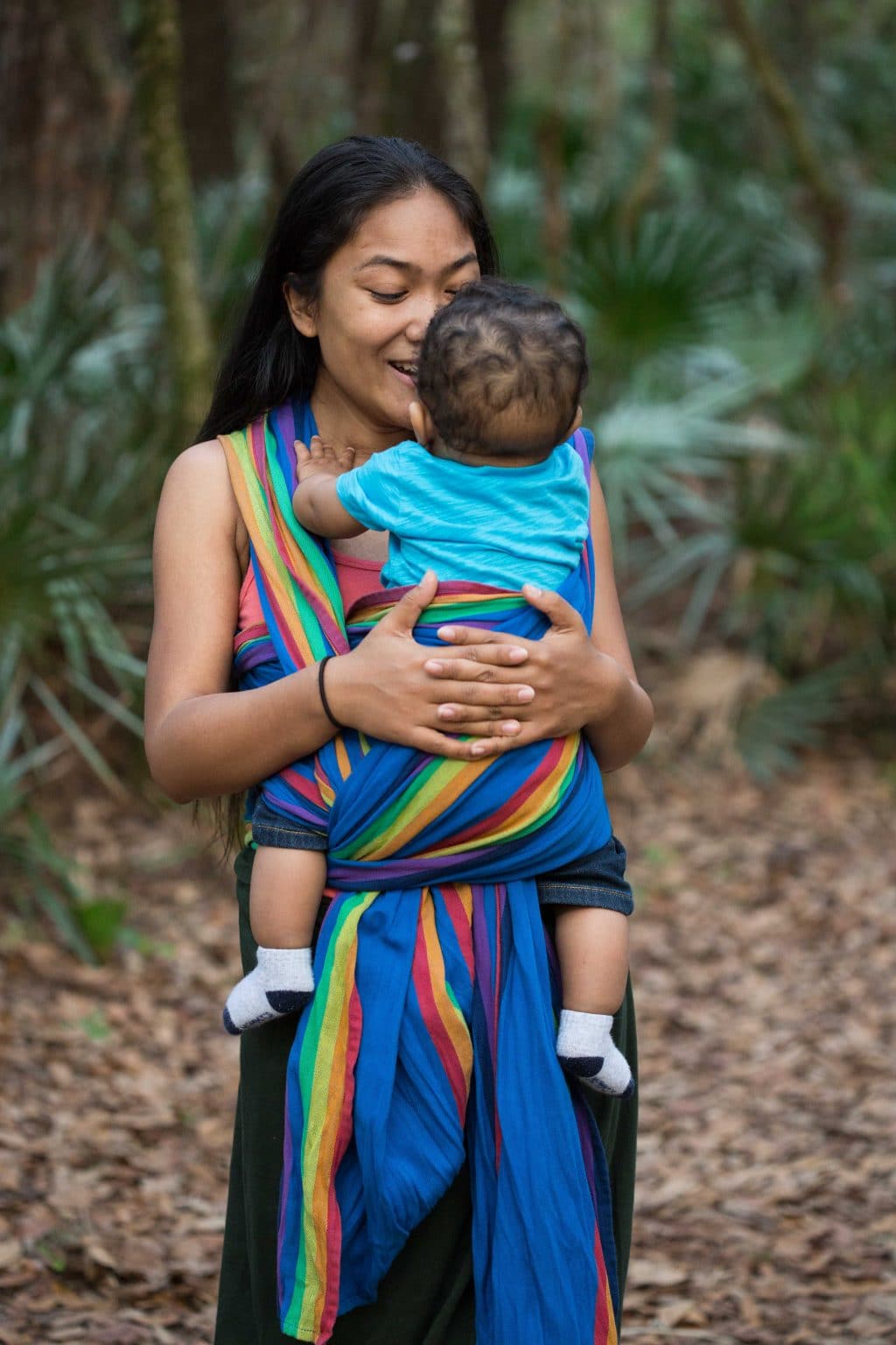 baby struggling in wrap Wrap Your Baby